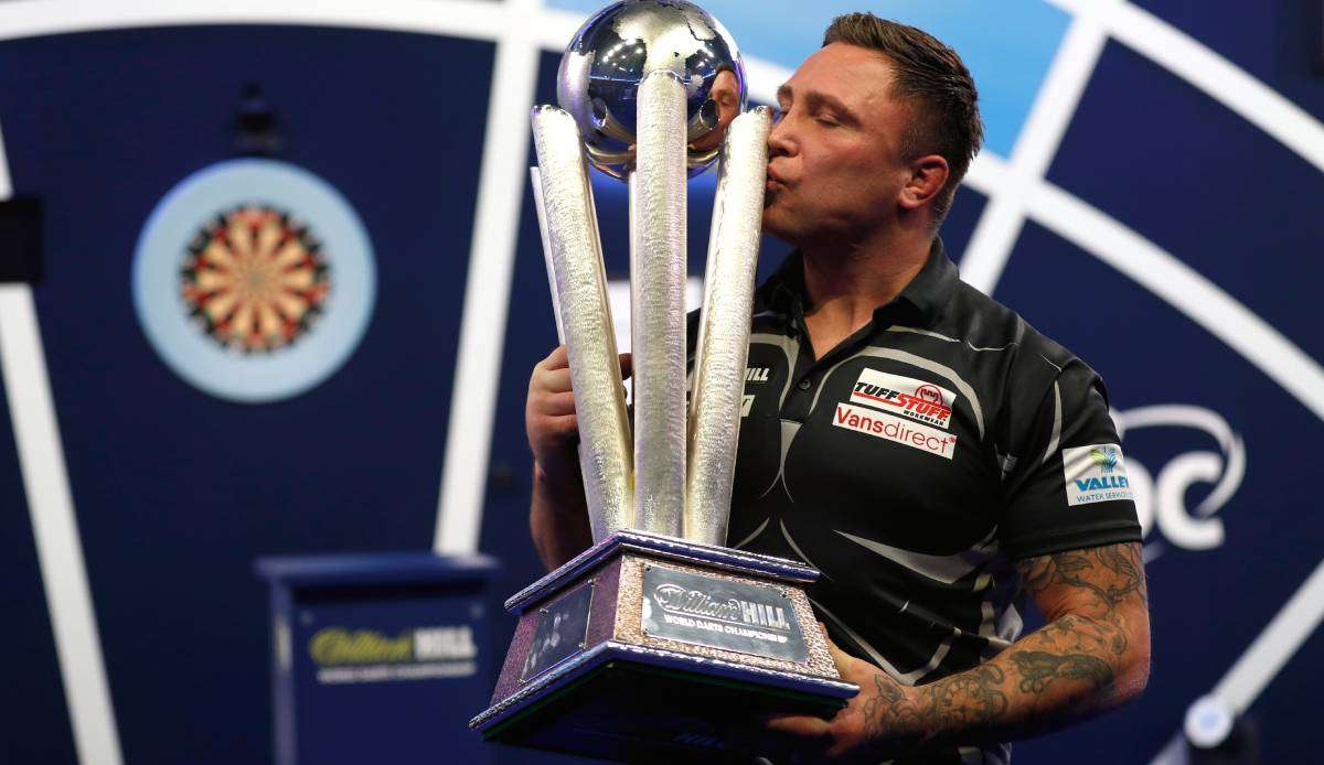 Gerwyn Price geht als Titelverteidiger in die Darts WM 2022.