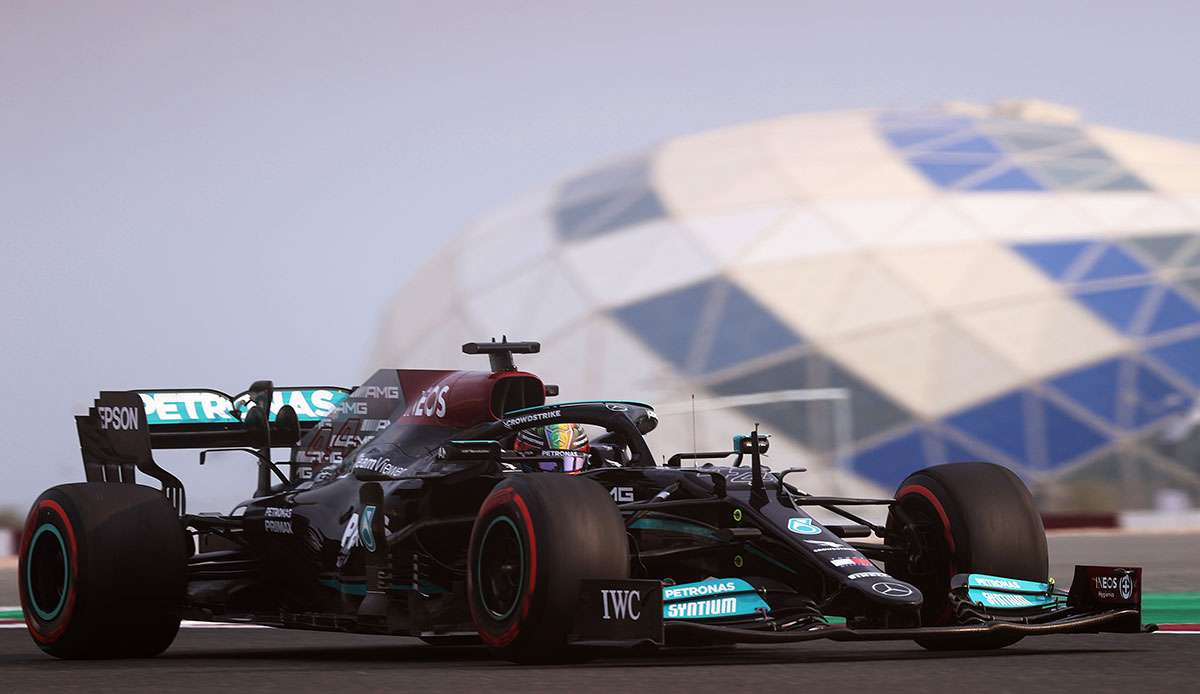 Die Formel-1-Boliden drehen ihre Runden heute in Katar.