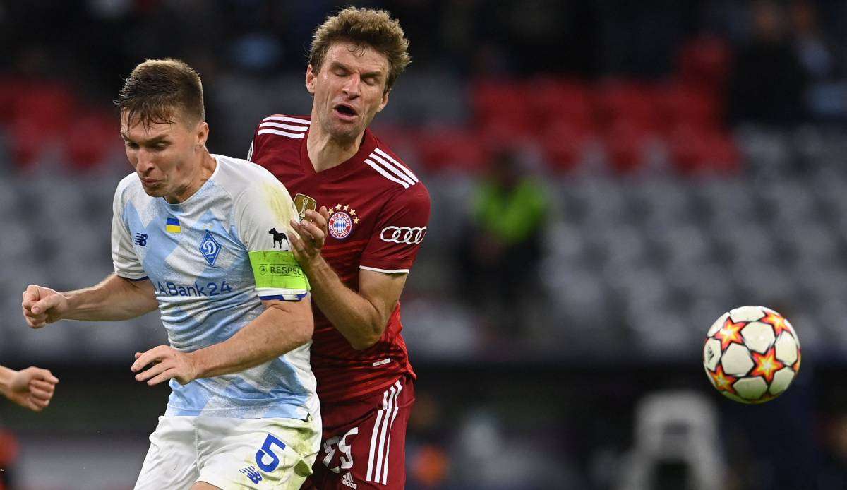 Thomas Müller spielt heute mit dem FC Bayern München in der Champions League bei Dynamo Kiew.