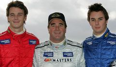 Leo, Nigel und Greg Mansell