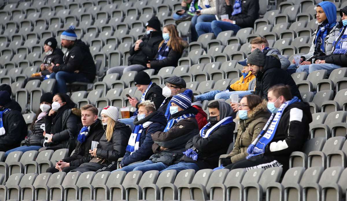 In Berlin dürfen künftig nur noch 500 Fans in die Stadien.