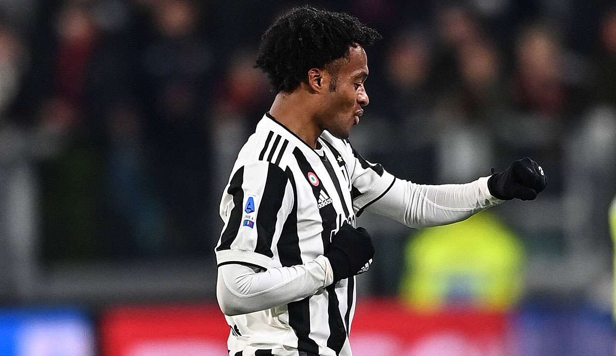 Cuadrado traf gegen Genua traumhaft.