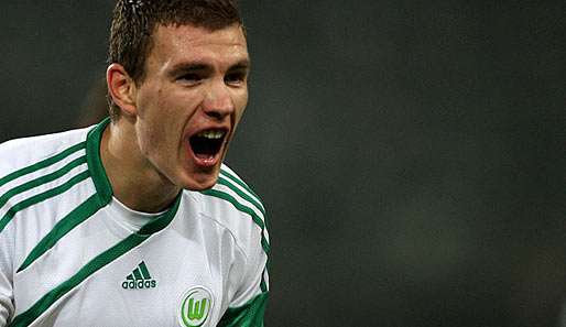 Wolfsburgs Edin Dzeko ist nach wie vor wechselwillig