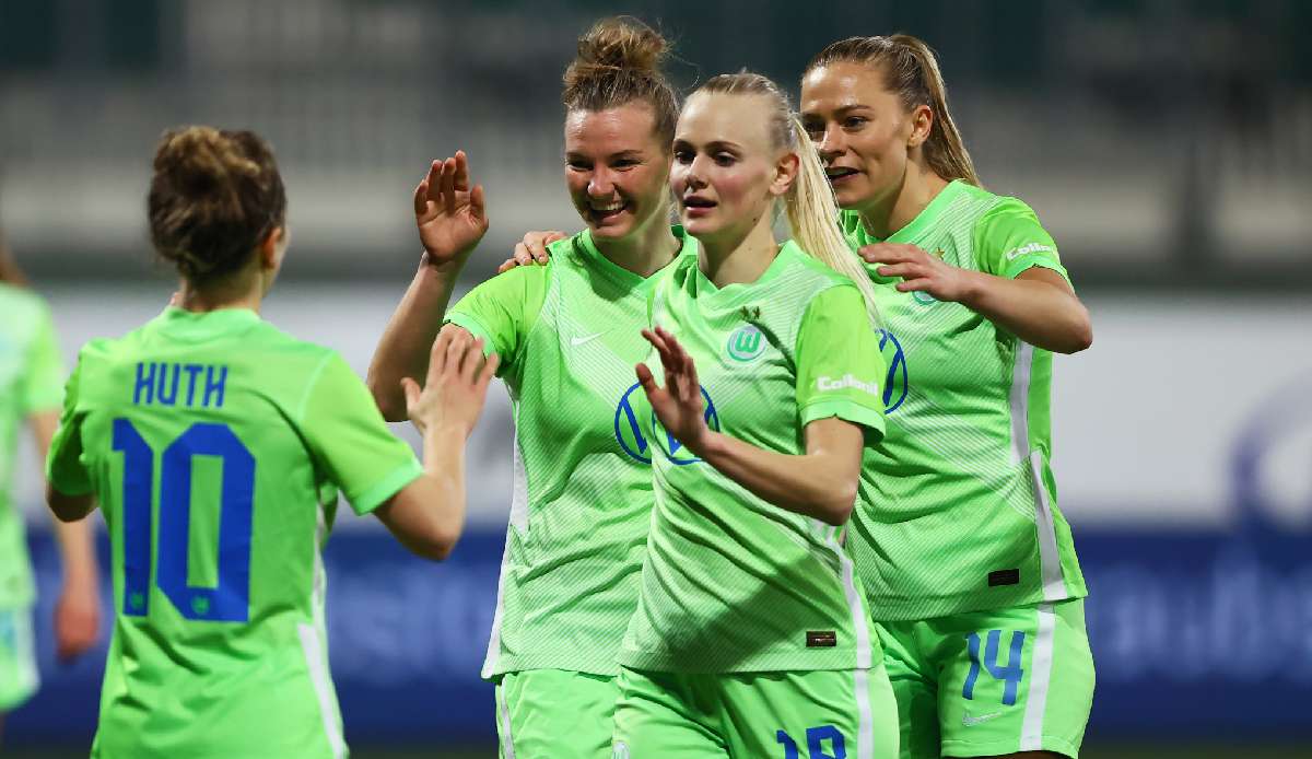 Im Viertelfinale der Frauen Champions League trifft der VfL Wolfsburg auf Arsenal.