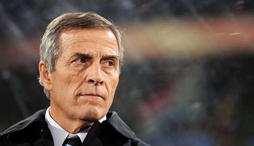 Oscar Tabarez ist seit dem 13. Februar 2006 in seiner zweiten Amtszeit als Nationaltrainer