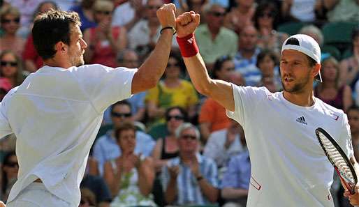 Philipp Petzschner und Jürgen Melzer holten den Titel im Doppel in Wimbledon