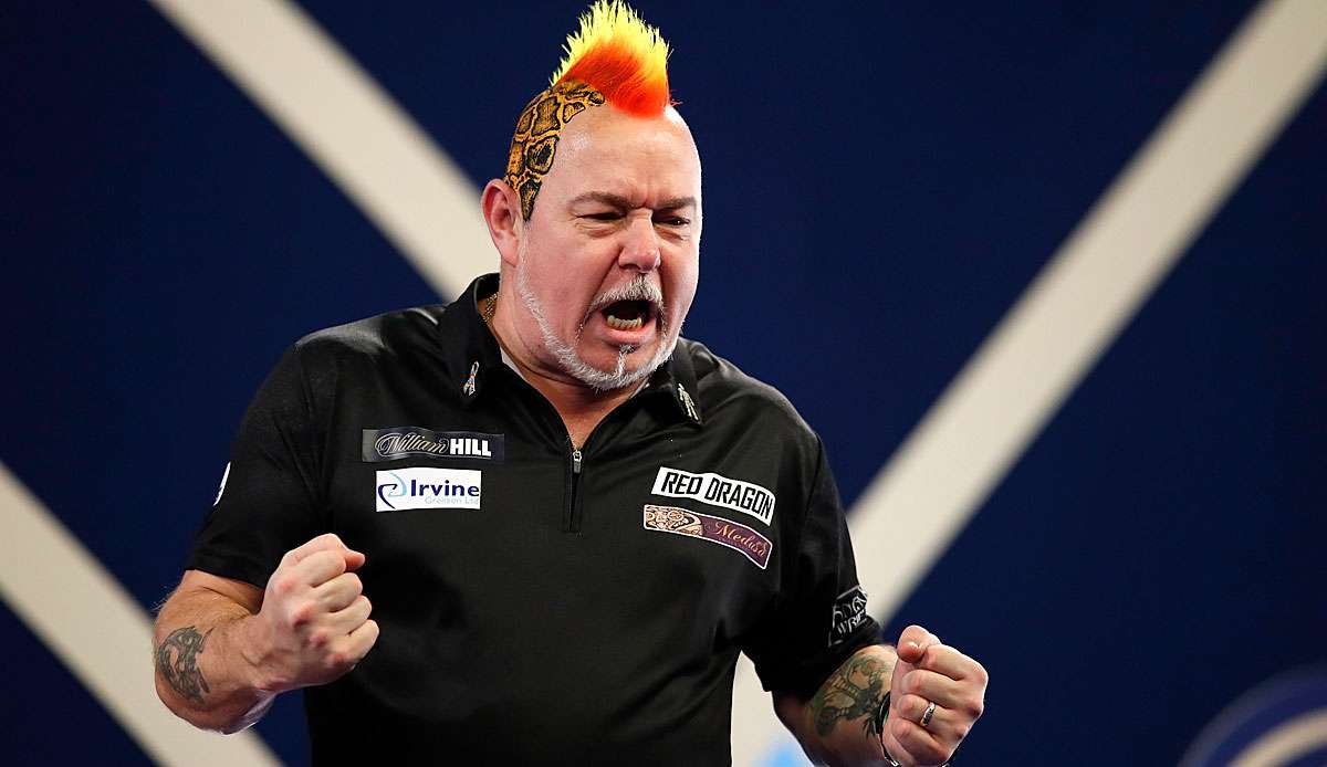 Peter Wright wurde 2020 und 2022 Darts-Weltmeister.