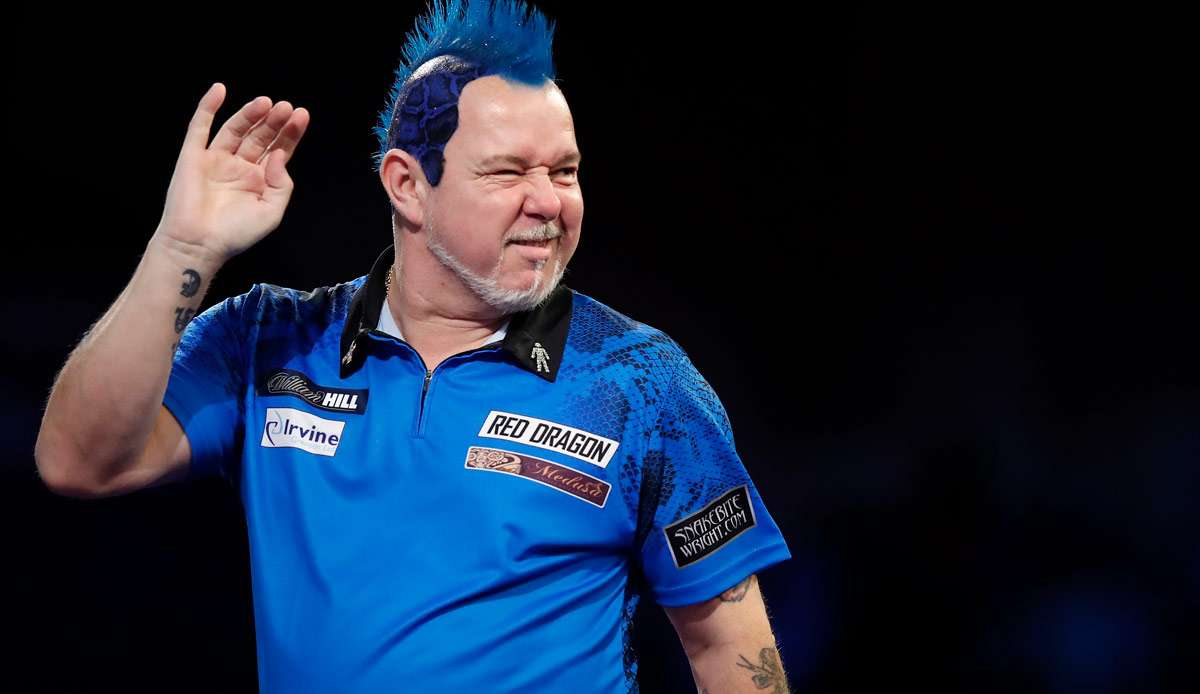 Peter Wright, der Weltmeister von 2020, steht zum dritten Mal in seiner Karriere im Finale der WM.