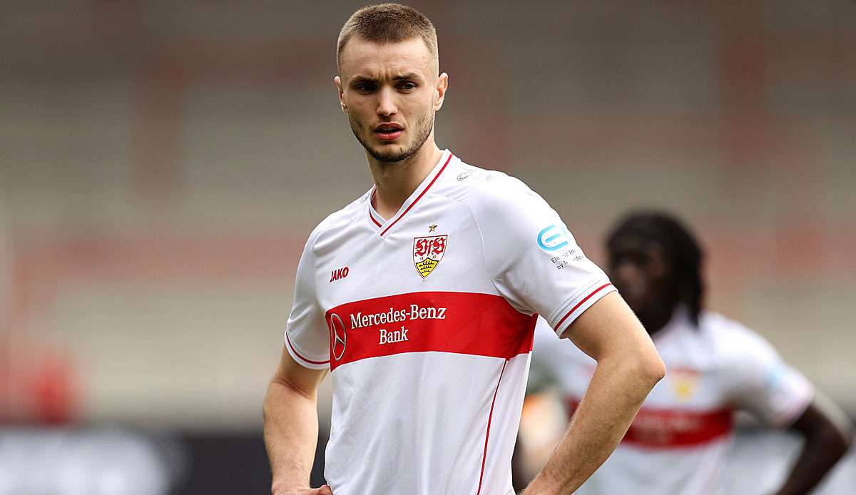 Stürmer Sasa Kalajdzic vom VfB Stuttgart steht nach monatelanger Leidenszeit vor seinem Comeback.