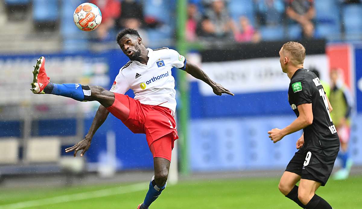 Das Hinspiel in der 2. Liga endete zwischen dem HSV und Dresden 1:1.