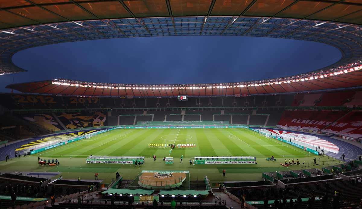 Das DFB-Pokalfinale findet traditionellerweise im Berliner Olympiastadion statt.