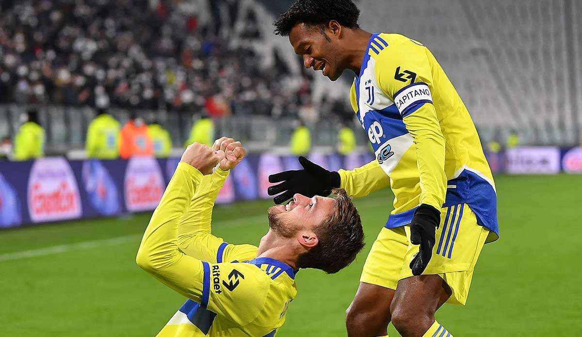 Daniele Rugani und Juan Cuadrado trafen für Juventus.