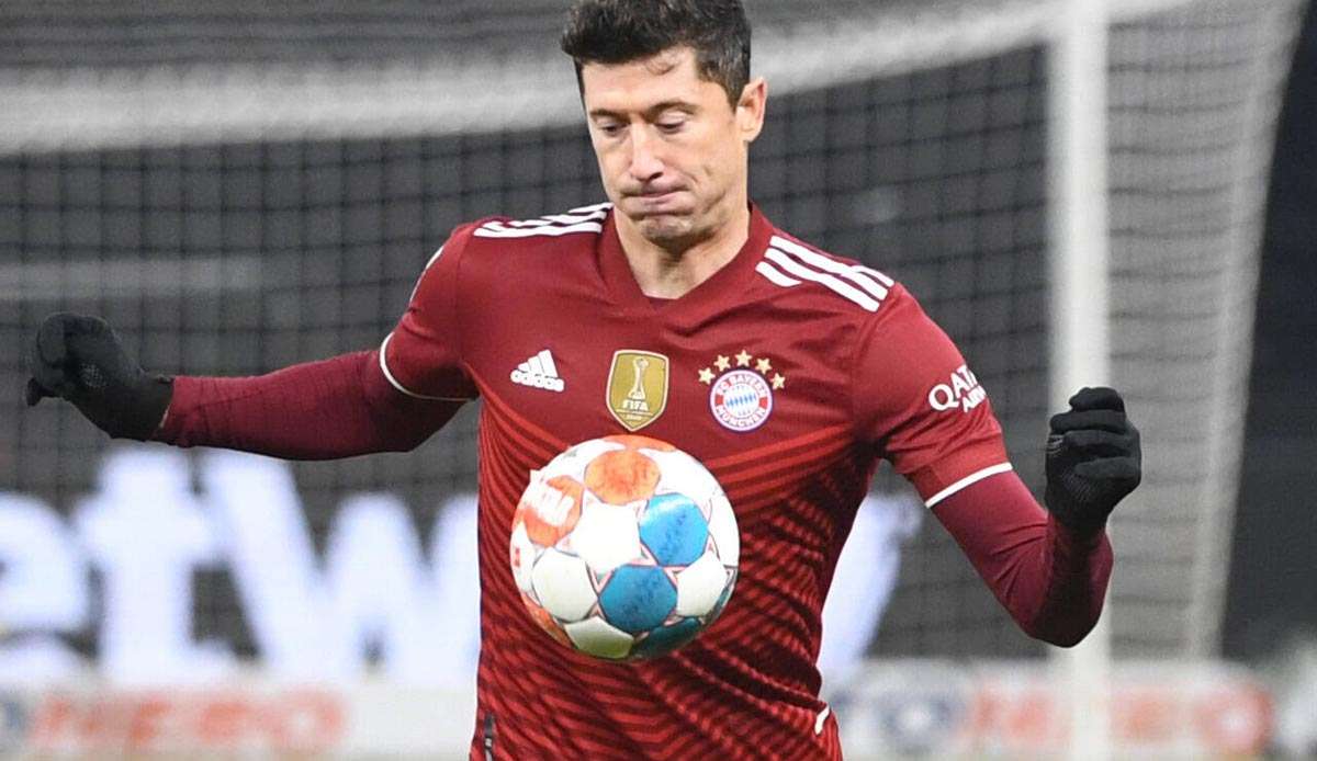 Robert Lewandowski blieb beim 4:1-Sieg über die Hertha ohne Tor.
