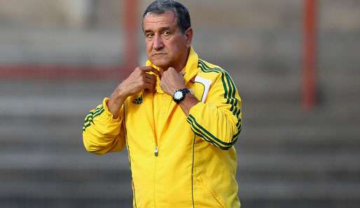 Carlos Alberto Parreira betreute während der WM 2010 die Nationalmannschaft Südafrikas