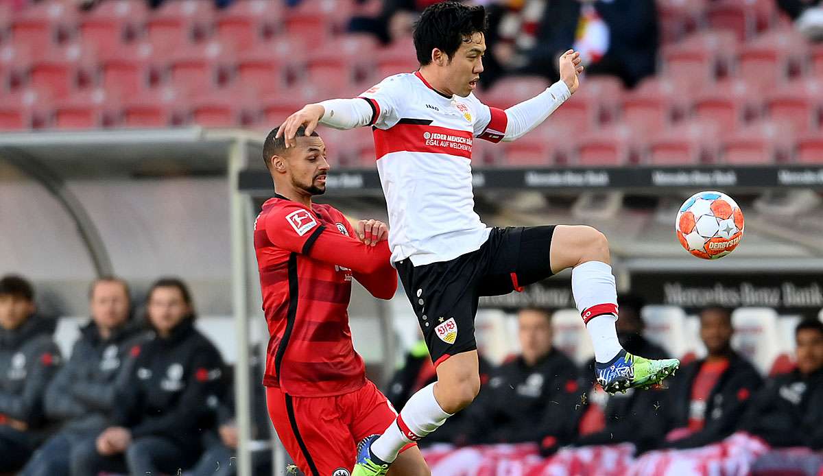 Der VfB Stuttgart traf am 21. Spieltag auf Eintracht Frankfurt.