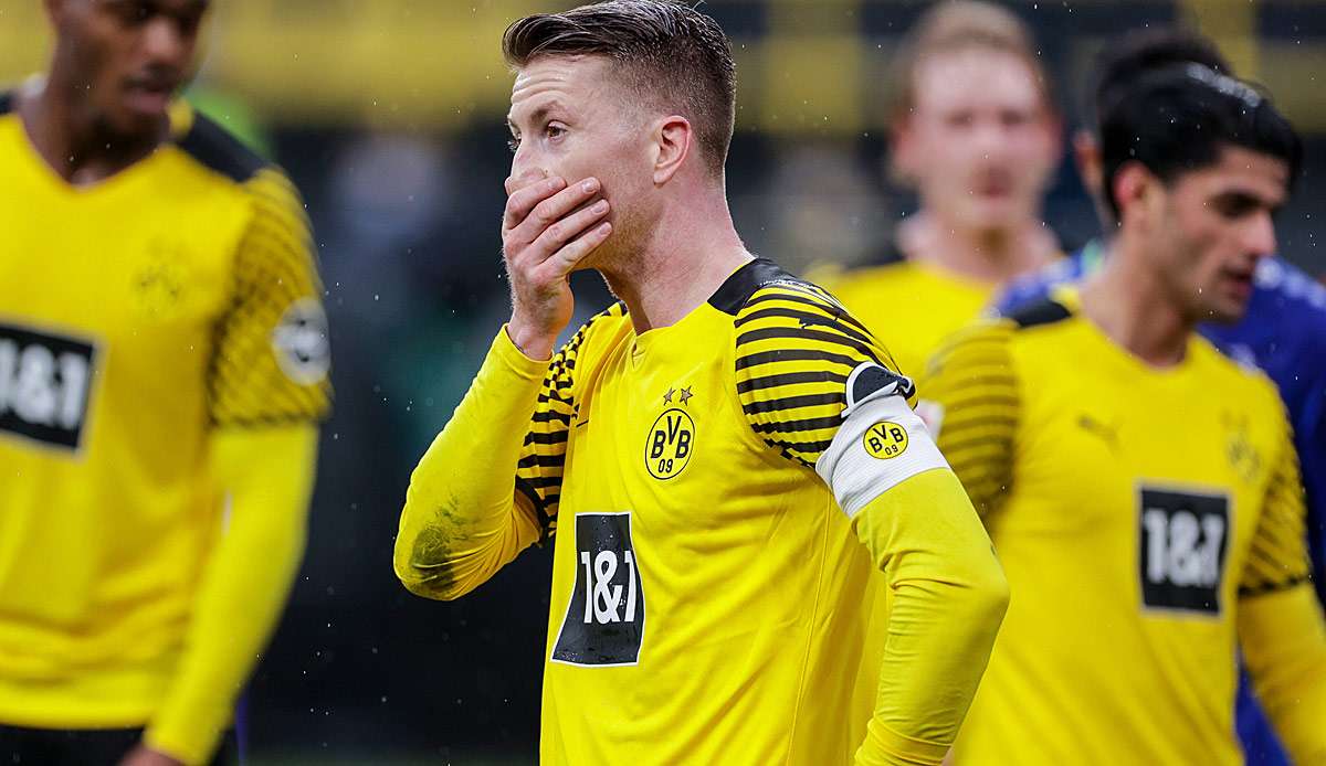 Frust pur: BVB-Kapitän Marco Reus war nach dem Debakel gegen Bayer Leverkusen restlos bedient.