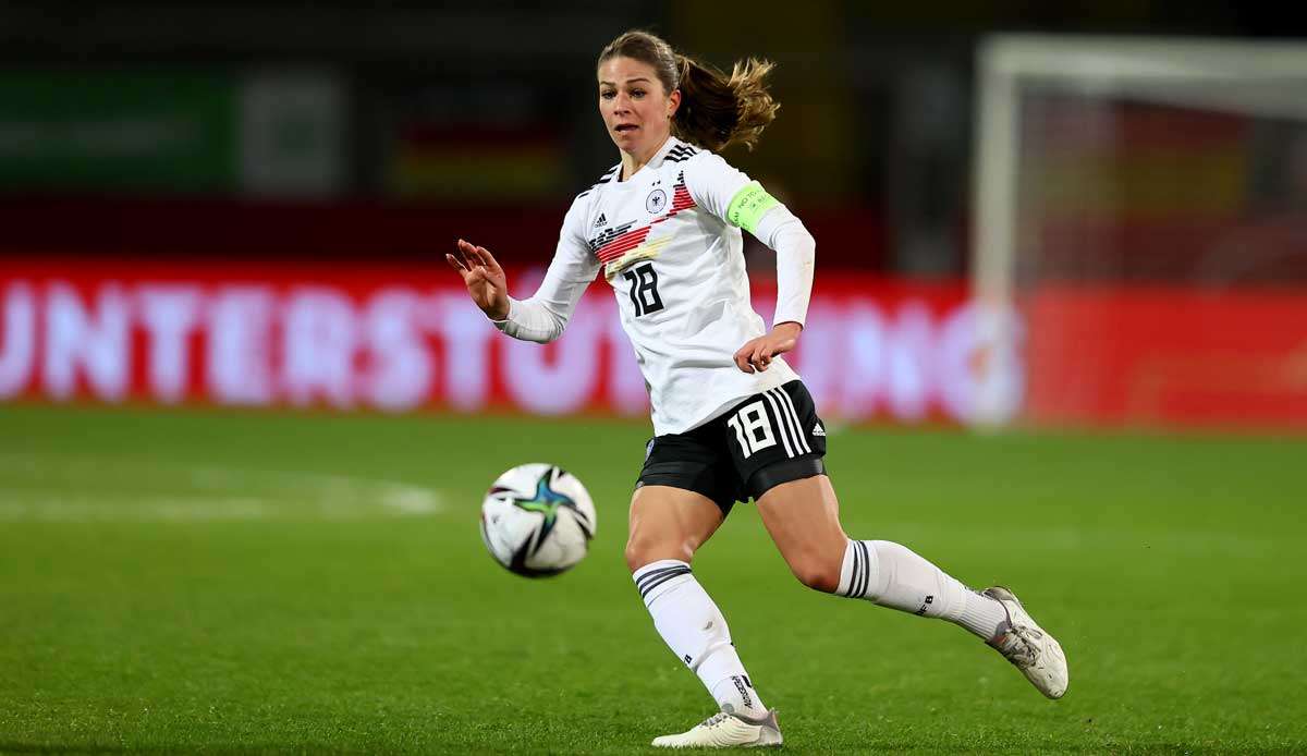 Melanie Leupolz führt die deutsche Frauen-Nationalmannschaft an.