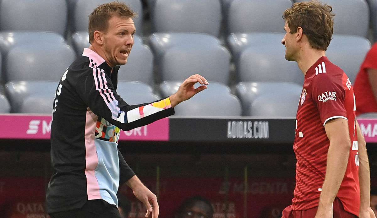 Julian Nagelsmann und Thomas Müller haben sich auf der PK geäußert.