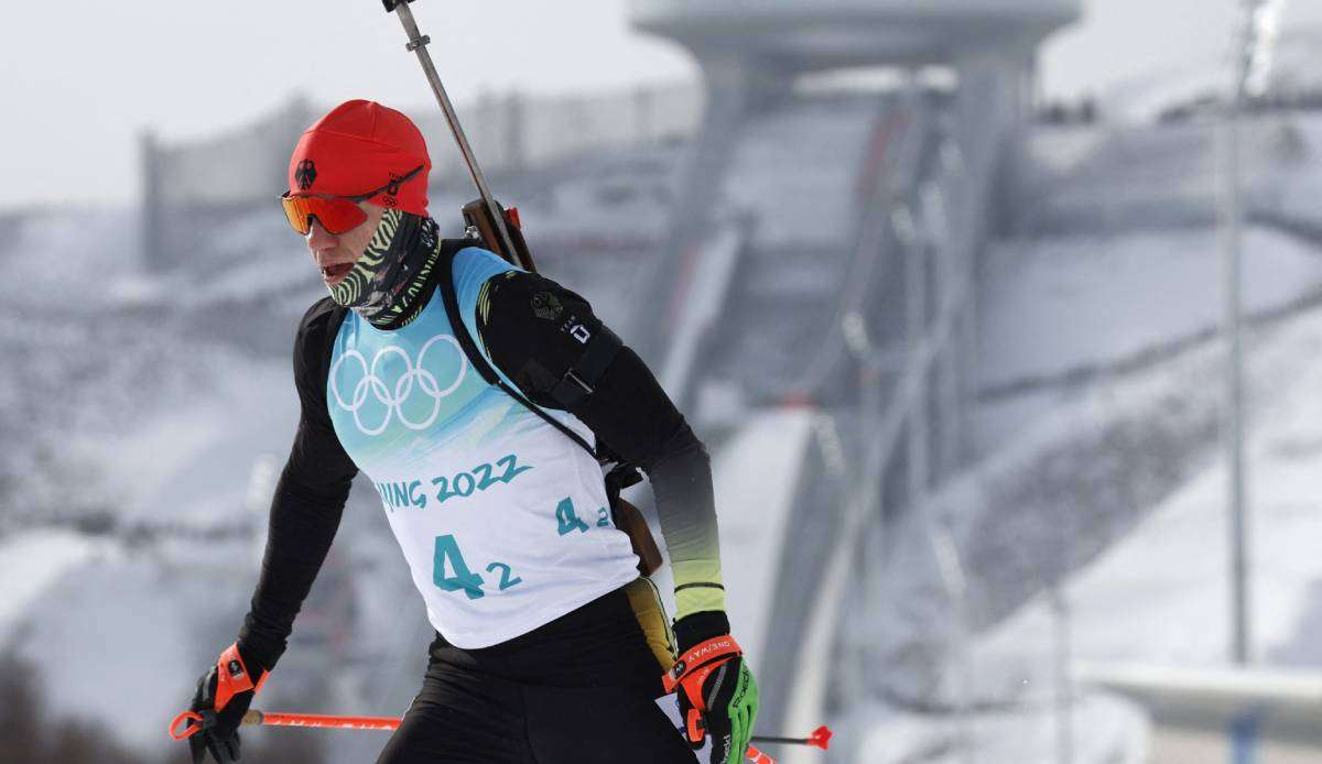 Roman Rees war beim Biathlon in der Verfolgung als Sechster bester Deutscher. Am Freitag steht für die DSV-Athleten um Rees der Massenstart an.