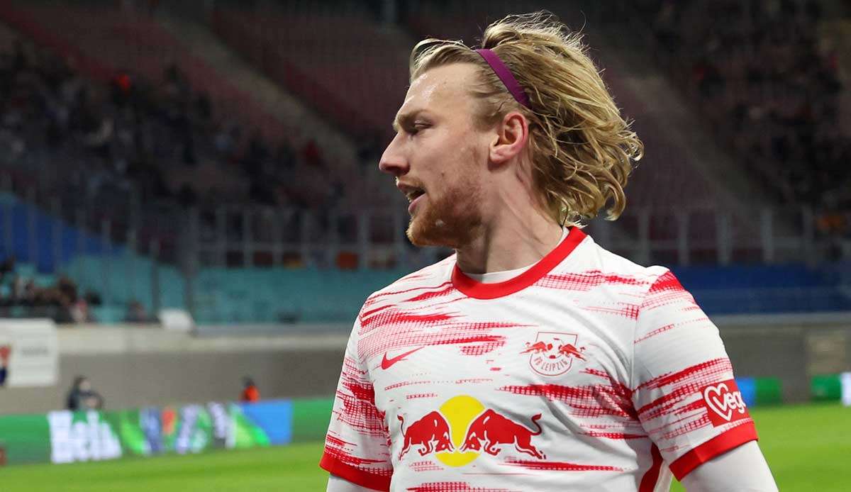 Emil Forsberg rettete RB Leipzig ein Remis im EL-Playoff-Hinspiel gegen Real Sociedad.