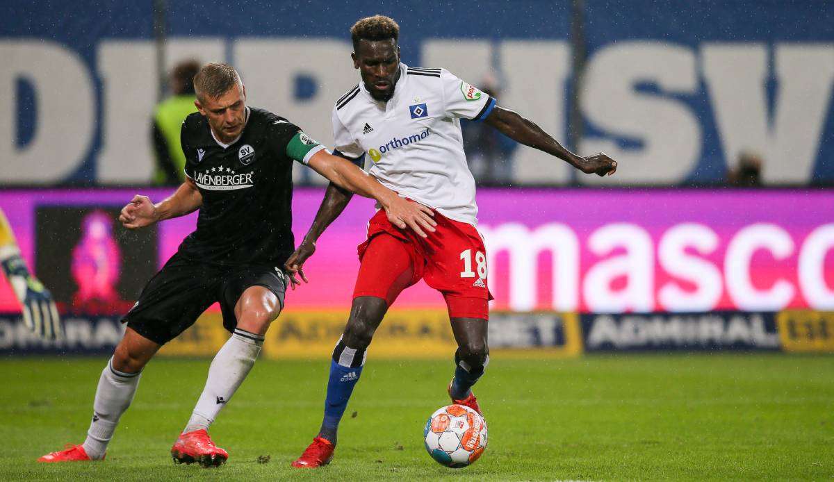 Bakery Jatta trifft mit dem HSV in der 2. Bundesliga auf den SV Sandhausen.