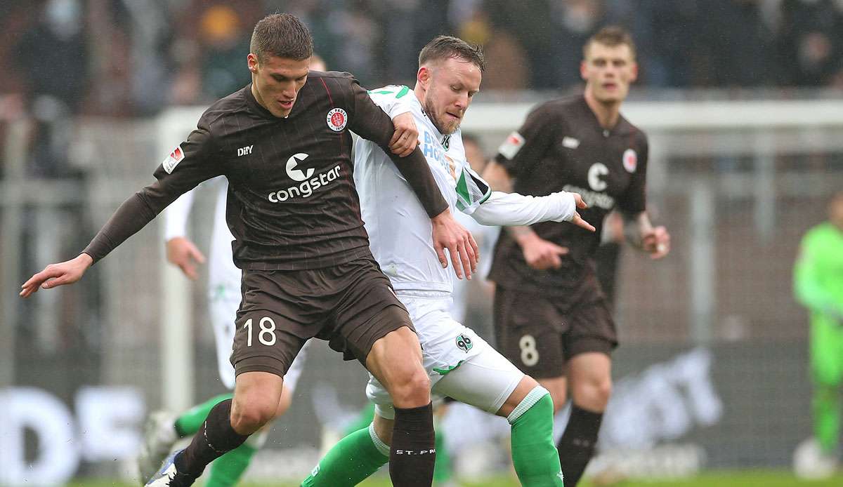 Der FC St. Pauli hat eine empfindliche Heimniederlage gegen Hannover 96 kassiert.