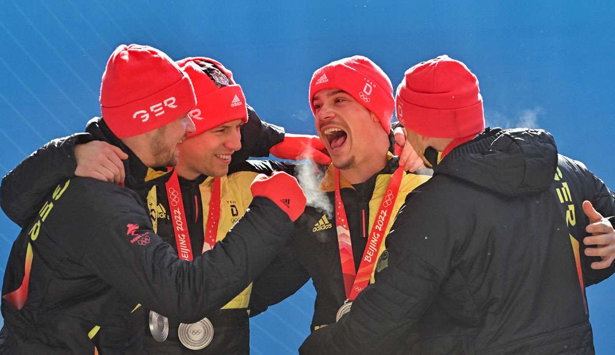 Mit Doppel-Olympiasieger Francesco Friedrich an Bord ist der letzte Teil der deutschen Olympia-Mannschaft aus Peking zurückgekehrt.