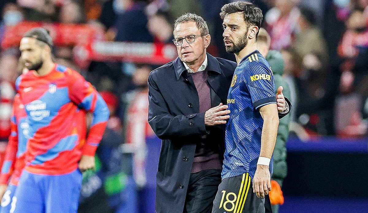 Bei Manchester United geht es unter Trainer Ralf Rangnick nur schleppend voran.