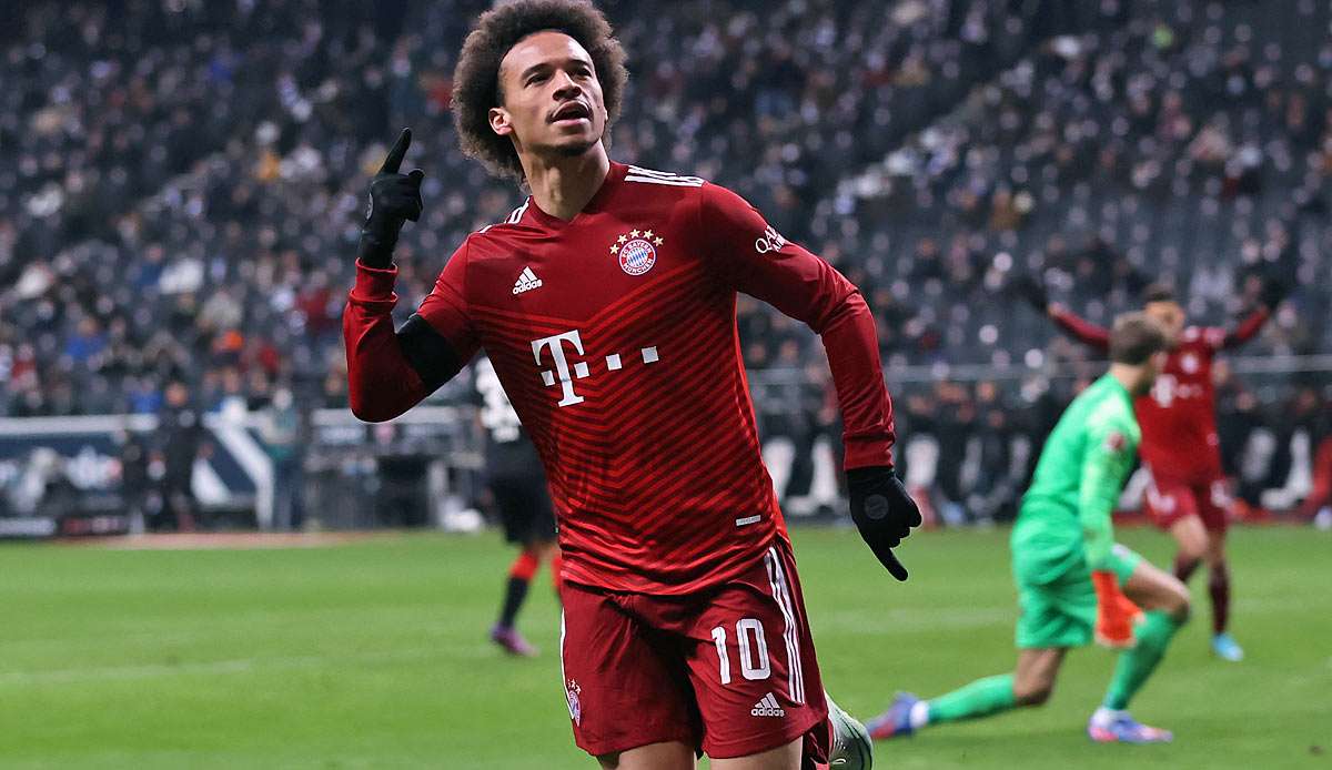 Traf kurz nach seiner Einwechslung nach Vorarbeit von Joshua Kimmich zur Bayern-Führung in Frankfurt: Leroy Sane.