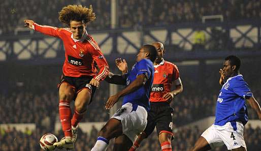 David Luiz (l.) absolvierte 66 Spiele für Benfica Lissabon und erzielte dabei vier Treffer