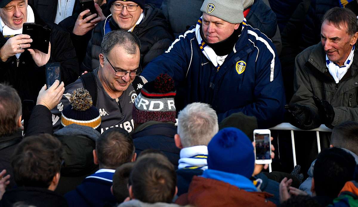 Marcelo Bielsa genießt bei den Leeds-Fans trotz seiner Entlassung Legendenstatus.