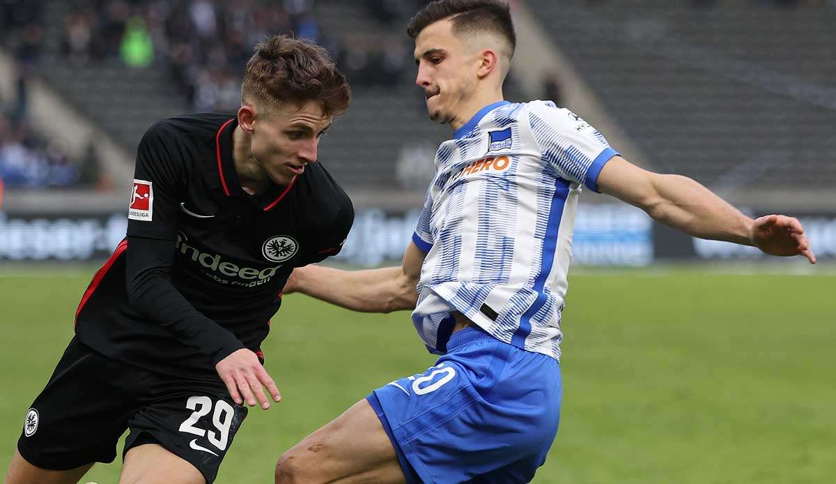 Jesper Lindström traf für die Eintracht in Berlin.