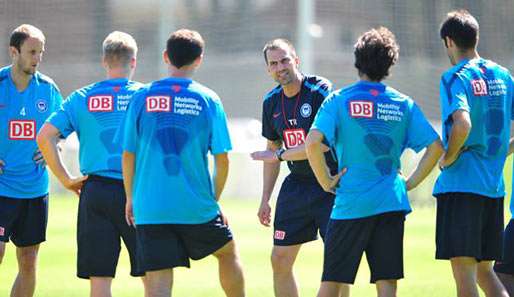 Markus Babbel folgte auf Friedhelm Funkel als Trainer bei Hertha BSC
