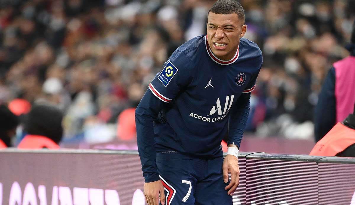 Kylian Mbappe droht gegen Real Madrid auszufallen.