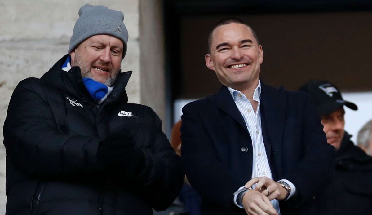 Lars Windhorst (r.) hat mit seiner Tennor Group rund 375 Millionen Euro in Hertha BSC investiert
