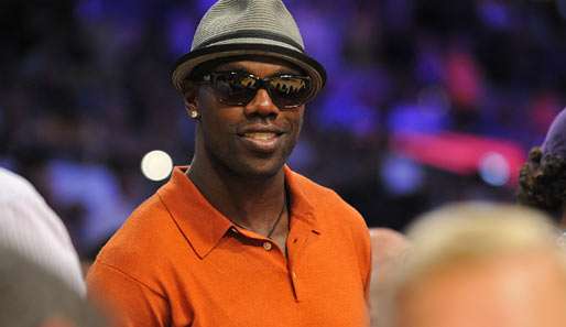 Terrell Owens als Zuschauer bei den NBA-Finals in Los Angeles