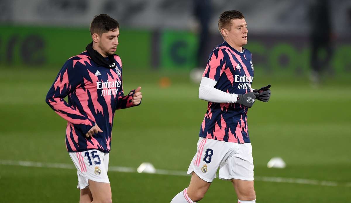 Federico Valverde und Toni Kroos sind Teamkollegen bei Real Madrid.