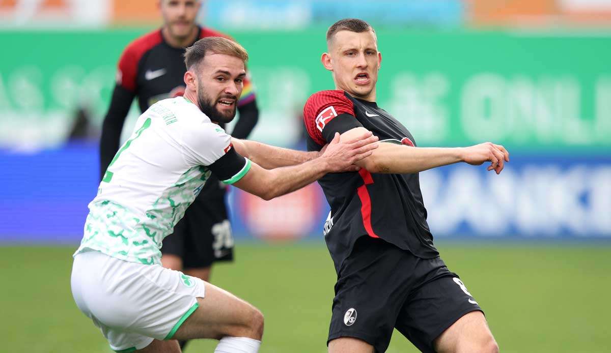 Der SC Freiburg ließ mit Maximilian Eggestein in Fürth Punkte liegen.