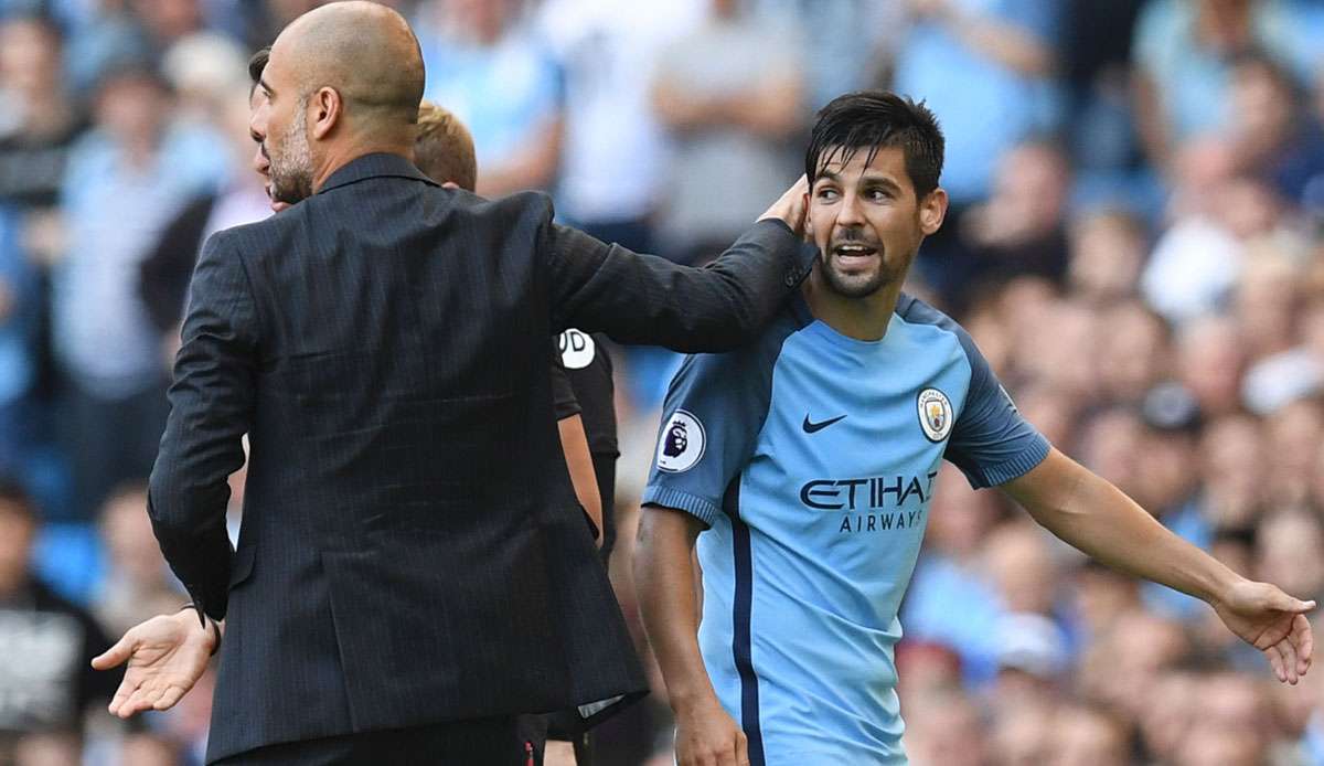Das passt perfekt - dachten sich City-Trainer Pep Guardiola und sein Wunschspieler. Doch gut ein Jahr später flüchtete Nolito wieder aus Manchester.