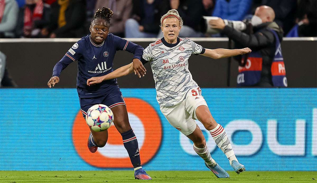 Die Frauen des FC Bayern und von PSG kämpfen um den Einzug ins CL-Halbfinale.