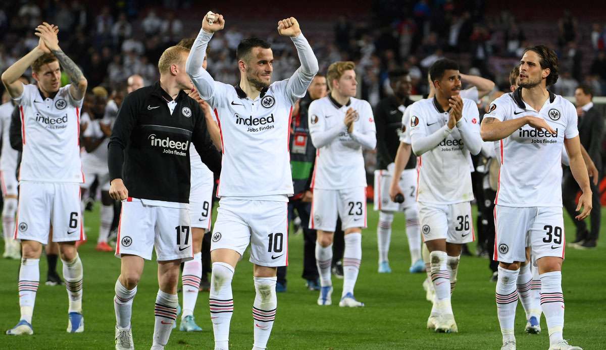 Eintracht Frankfurt warf im Viertelfinale der Europa League den FC Barcelona aus dem Wettbewerb.