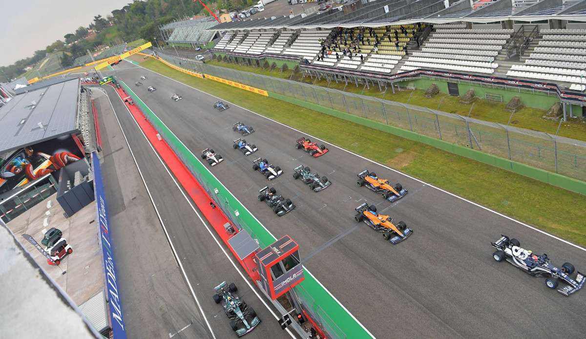 Die Formel 1 gastiert im April in Imola beim GP der Emiliana Romagna.