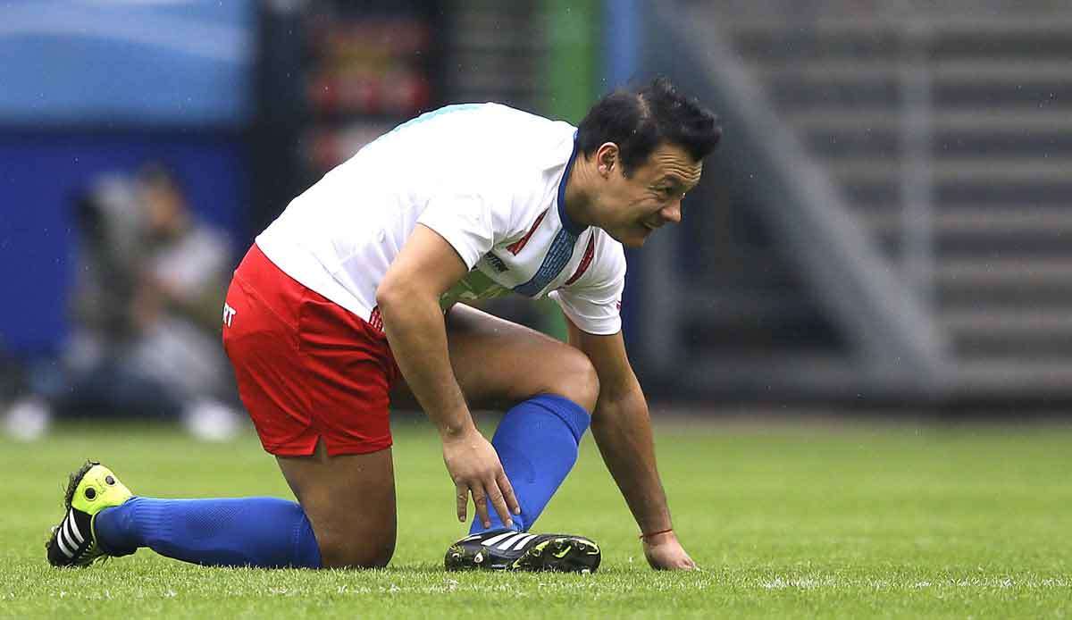 Rodolfo Cardoso beim Abschiedsspiel seines ehemaligen HSV-Kollegen Jaroslav Jarolim 2015.