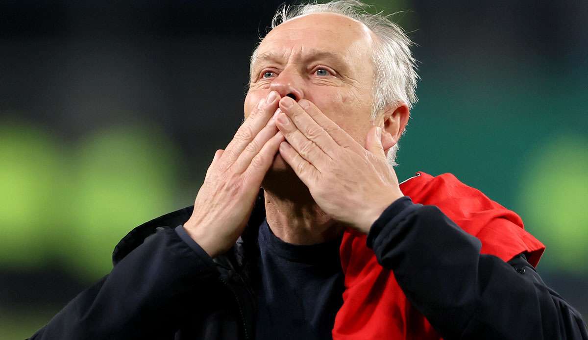 Christian Streich führte den SC Freiburg erstmals in der Klubgeschichte ins Pokalfinale.