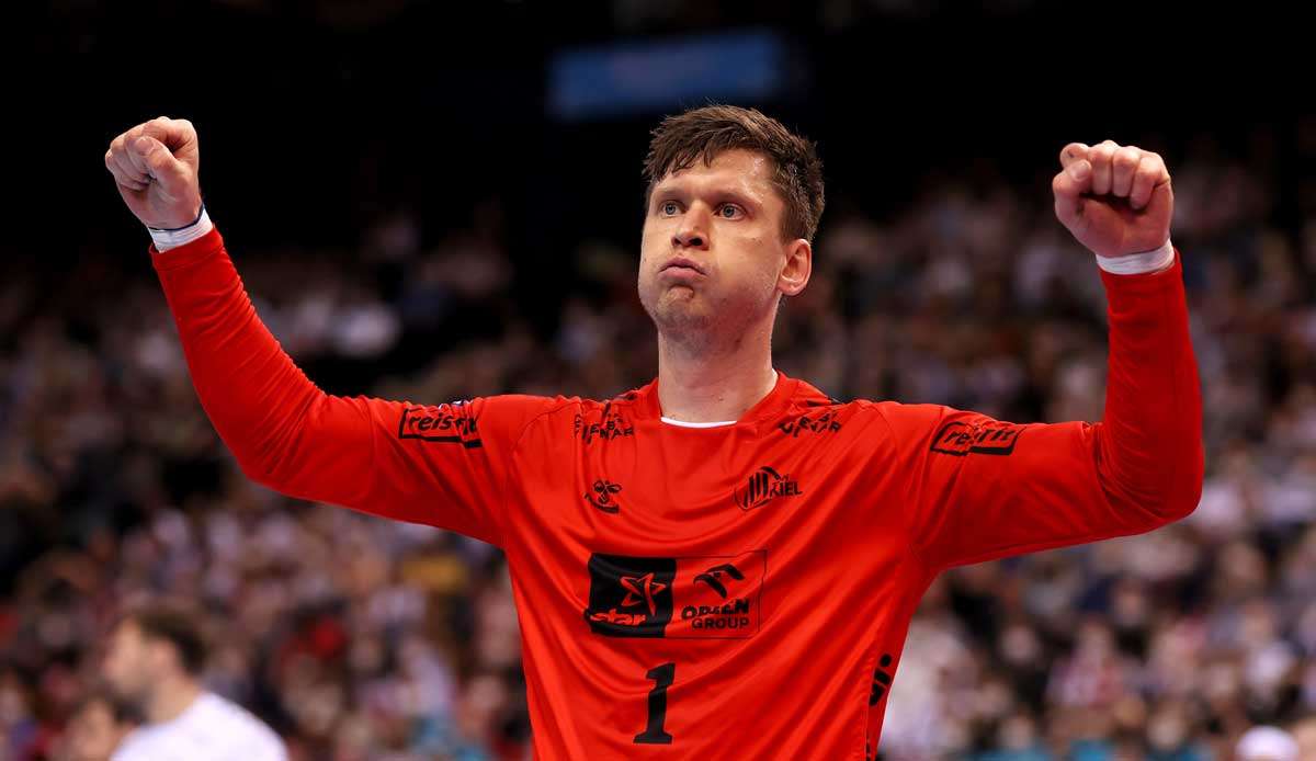 Niklas Landin will mit dem THW Kiel den Pokal gewinnen.