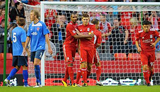 Steven Gerrard ist mit nunmehr 35 Treffern Englands bester Europapokal-Torschütze