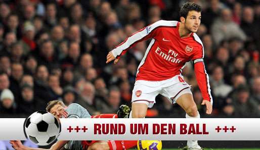 Cesc Fabregas spielt seit 2003 für den FC Arsenal