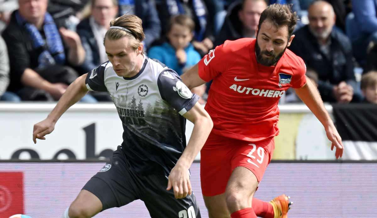 Lucas Tousart traf für die Hertha in Bielefeld.