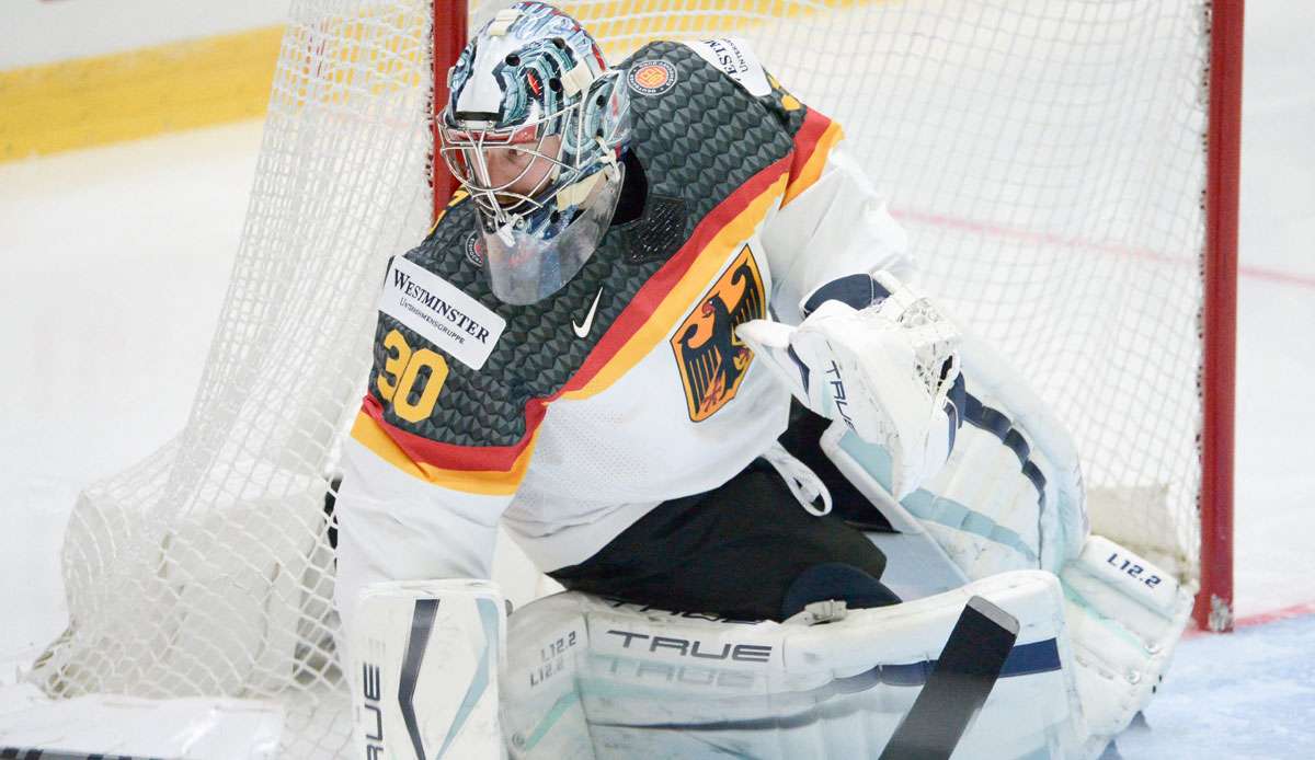 Philipp Grubauer war der Star beim ersten Sieg des DFB-Teams bei der Eishocley-WM 2022.