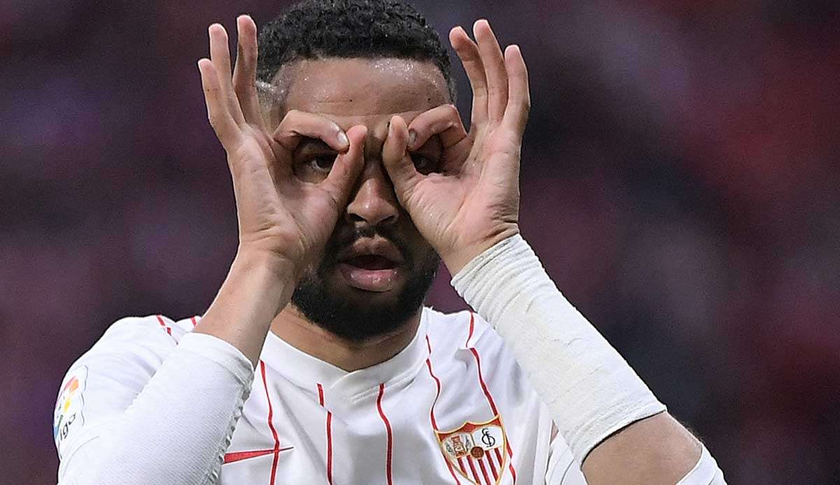 Youssef En-Nesyri traf für den FC Sevilla gegen Atletico Madrid.